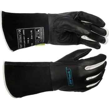 Příslušenství ke svářečce Weldas Rukavice na sváření SOFTouch Velikost: XXL = velikost 11 10-1050XXL Hladké, jemné, masivní a pevné rukavice svářeče