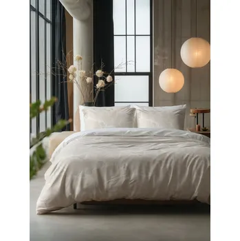 Povlečení 140x200/220 GINKGO WHISPER bavlna pískově šedá ložní souprava