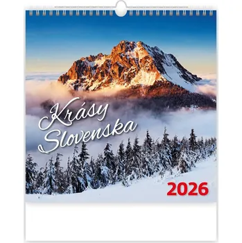 Kalendář Helma - nástenný kalendár Krásy Slovenska 2026, 30 × 30 cm