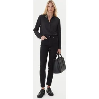 Pánská košile Tommy Hilfiger Košile WW0WW46597 Černá Regular Fit 32