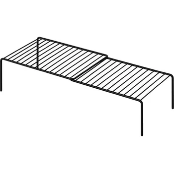 Koupelnový nábytek Úklid pro klid Nastavitelná kovová polička – když chceš víc místa Barva: Černá