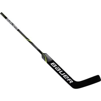 Hokejka Brankařská hokejka Bauer S25 Prodigy Goal YTH. Barva: černo-zelená, Délka: 20", Zahnutí: Pravá P31 (opačný gard)