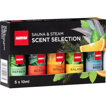 Vonná esence pro vířivku Set saunových aromat, 5x10ml, Harvia