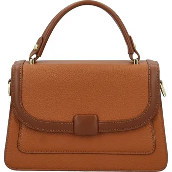 Kabelka Módní dámská koženková kabelka do ruky Andresa, hnědá
