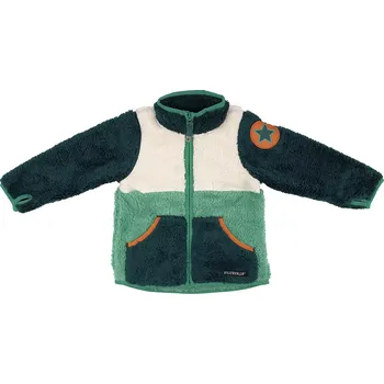 Chlapecká mikina Dětská fleecová mikina Villervalla - zelená VERDANT/CYPRESS Velikost: 116