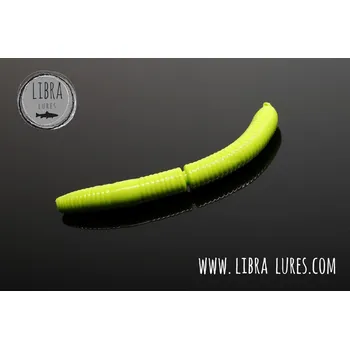 Umělá nástraha Libra Lures Fatty Dying Worm 65 mm Barva: 027 Apple Green/Sýr