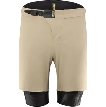 cyklistické kraťasy MAVIC PÁNSKÉ KRAŤASY S VLOŽKOU CROSSTRAIL WHITE PEPPER (T000539) S