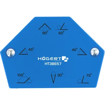 Úhloměr Magnetický svařovací úhelník Hoegert HT3B657