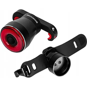 Cyklosvítilna Zadní světlo Rockbros Q5 s pokročilým brzdovým systémem, černé