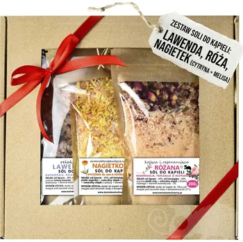 Koupelová sůl Kosmetická sada sůl do koupele do koupele růžová, levandulová, měsíčková