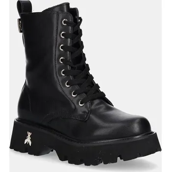 Dámské polobotky Dětské kožené workery Patrizia Pepe PPJ972 černá 99X, EUR 40