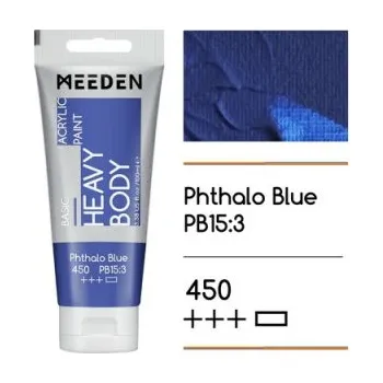 Vodová barva Akrylová barva Meeden 100ml – 450 Phthalo Blue