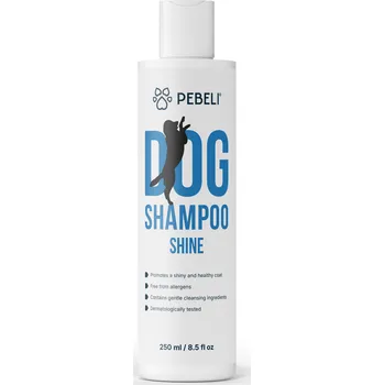 Kosmetika pro psa PEBELI Šampon pro psy pro lesklou srst | 250 ml