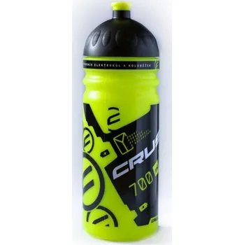 Láhev Crussis láhev 0,7 l - zeleno-žlutá neon