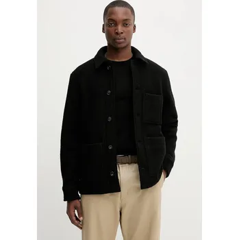 Pánská softshellová bunda Vlněná bunda A.P.C. veste emile logo WVBEH.H32029 černá 99X, vel. XL