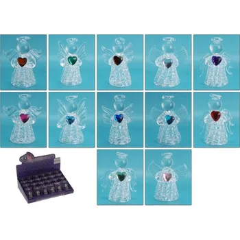 Vánoční dekorace Anděl sklo srpen