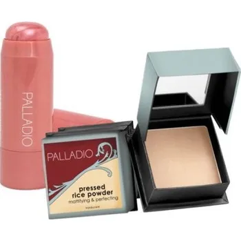 Kosmetická sada Palladio Vánoční Set II. - Tvářenka 2v1 odstín 02 6g + lisovaný pudr č. 02 7,25 g Dárková sada