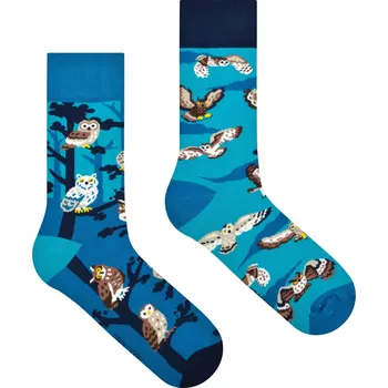 Pánské ponožky Spox Sox Ponožky Sowy vícebarevné, velikost 36-39