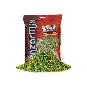 Nástraha Benzar Mix Pelety Turbo Pellet 800 g Příchuť: Česnek