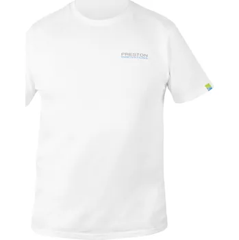 Rybářské oblečení PRESTON INNOVATIONS Preston Tričko White T-Shirt Velikost: XXL