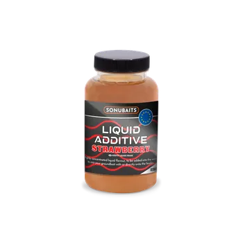 Návnadové aroma Sonubaits Liquid Additive 250 ml Příchuť: Jahoda