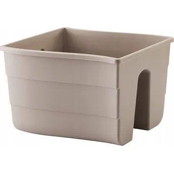 Květináč Květináč plast béžový Form-Plastic 29,5 cm x 28,5 x 20 cm