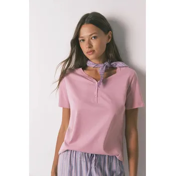 Dámské tričko Bavlněné tričko women'secret dámské, růžová barva, 3272295 30X, vel. XL