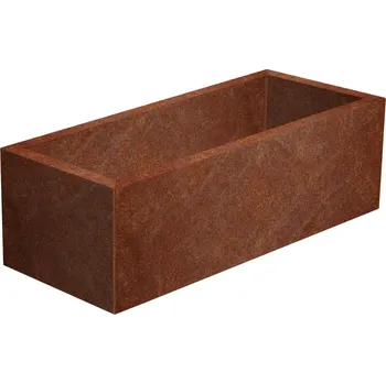 Květináč CORGARDEN Line Zahradní květináč 40 x 120 x 30 cm, corten CORGARDEN 1006