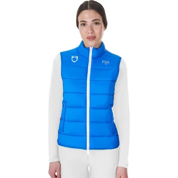 Dámská vesta EQUESTRO Vesta X Fise Equestro, dámská, azzurro savoia M