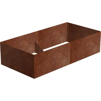 Vyvýšený záhon CORGARDEN Alto Vyvýšený záhon 74 x 148 x 36 cm, corten CORGARDEN 1012