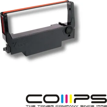 Pásek do tiskárny Kvalitní-tonery Epson ERC 30/34/38, LAND, barvící páska, červenočerná