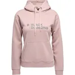 Mikina dámská BLACK DIAMOND W MINI STACKED PO HOODY Pale Mauve - M