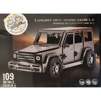 ostatní stavebnice Luxurz Off road Vehicle -3D Dřevěná stavebnice