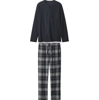 Pánské pyžamo esmara Men Pánské flanelové pyžamo (navy modrá, L (52/54))