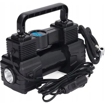Kompresor 150 PSI Autokompresor 12V 60 l/min s LCD displej, 4 manometry, 150 W