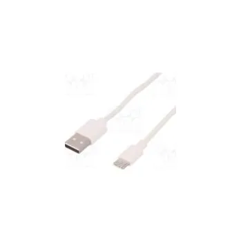 Datový kabel Kabel USB 2.0,USB 3.1 USB A vidlice, USB C vidlice 3m bílá