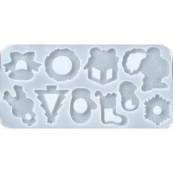 Nádoba na pečení FS-439 Forma na pryskyřici silikonová forma 43x287x8mm vánoční ozdoby