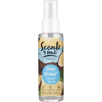 Tělový sprej Yardley Scentz4Me - Crazy Coconut Tělová mlha, 100 ml