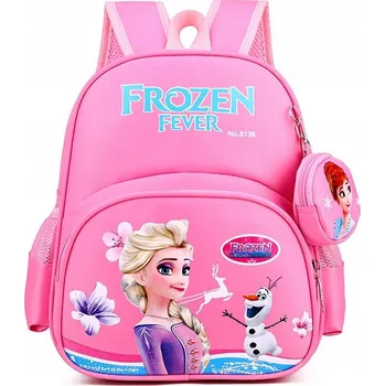 Školní batoh Školní batoh s více přihrádkami Jelly Pens Ledové Království růžový