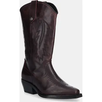Jezdecká obuv Westernové kožené boty Steve Madden Wallace 11003850.622 burgundské 93X, EUR 39