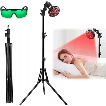 Lampa pro světelnou terapii INFRAČERVENÁ LAMPA NA NAHŘÍVÁNÍ LÉČEBNÁ SOLUX SILNÁ NASTAVITELNÁ 54W