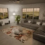 JUTEX Kusový koberec ARTE 14726 O10 oranžový BARVA: Oranžová, ROZMĚR: 200x290 cm