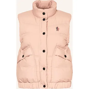 Dámská vesta Moncler Grenoble Dámská Péřová Vesta Baise, růžová, 40
