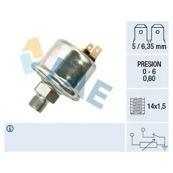 Čidlo automobilu Snímač, tlak oleje FAE 14580