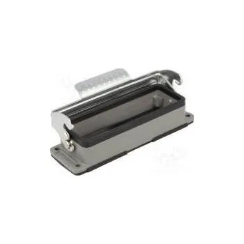 Elektrický konektor Kryt pro konektory HDC velikost 24B se západkou přímý kov