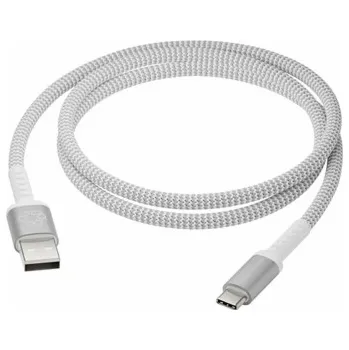 Datový kabel dbramante1928 re-charge - USB kabel - USB (M) do 24 pin USB-C (M) - 1.2 m - up to 36W power transfer, pletený kabel