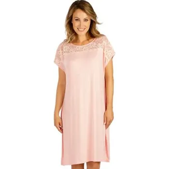 Dámská noční košile Dámská noční košilka Litex 7E210 meruňková XL