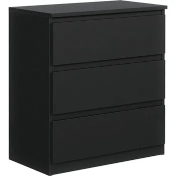 Komoda Komoda Meble Masztalerz 70 x 39 x 78 cm, černá matná