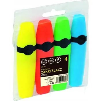 Vrták Zvýrazňovač vícebarevný Grand 4 ks