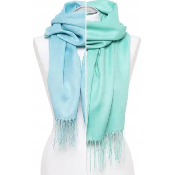 Šála Dámská Šála Velká S Třásněmi Hladká Dvoubarevná Módní Jarní Šála MORAJ